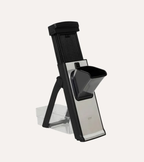 Mandolina de Piston Alto de 1 Cuchilla Silver Pro de ABS