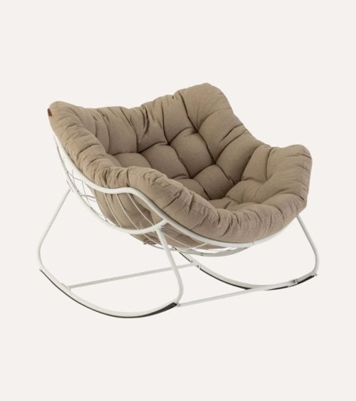 Mecedora Paopao de Acero y Poliéster