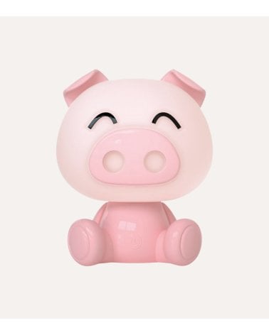 Lámpara de Mesa Infantil Cerdito con 8 Funciones