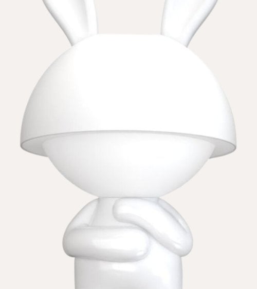 Lámpara de Mesa Infantil Conejo Posando con 8 Funciones