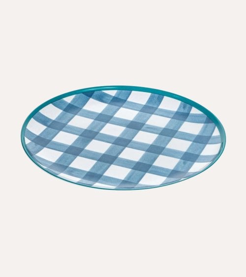 Plato Llano Vichy de Melamina