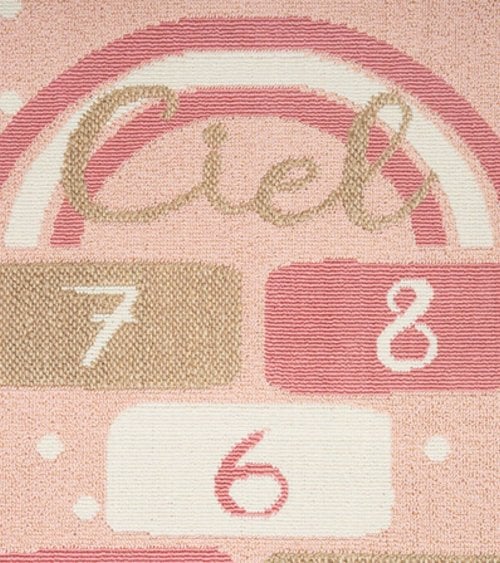 Alfombra Infantil Rectangular Rayuela de Poliéster