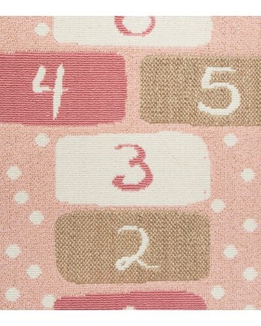 Alfombra Infantil Rectangular Rayuela de Poliéster