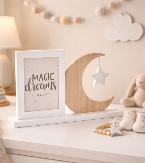 Marco de Fotos Luna de MDF