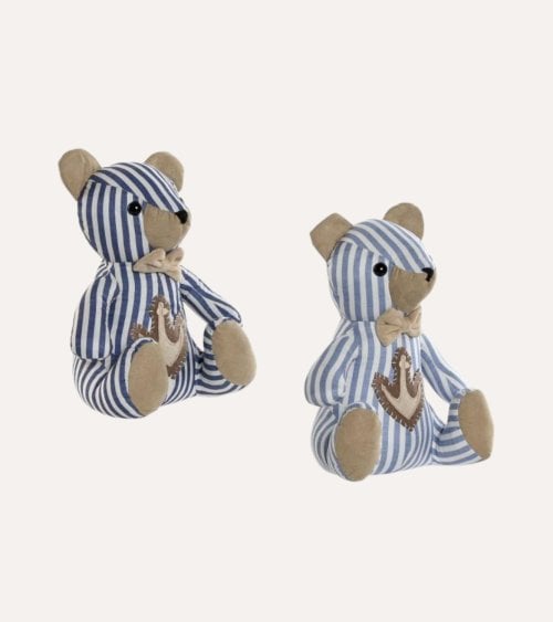 Tope de Puerta Osito a Rayas de Poliéster