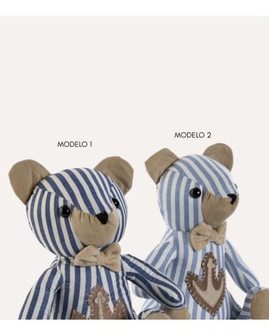 Tope de Puerta Osito a Rayas de Poliéster