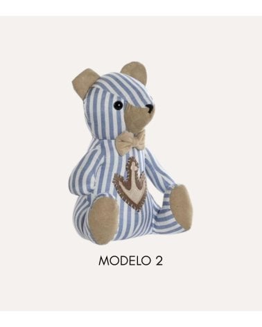 Tope de Puerta Osito a Rayas de Poliéster