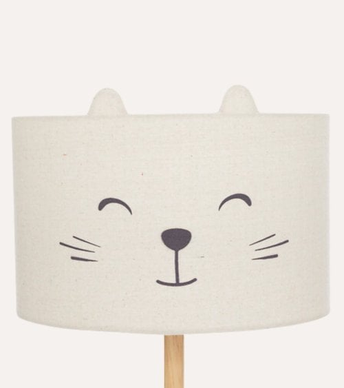 Lámpara de Pie Gato Felix de Madera