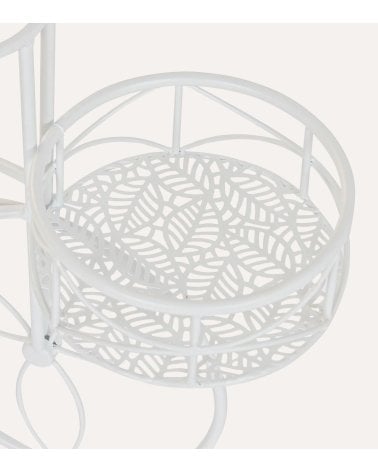 Portamacetas Bicicleta Hojas de Hierro