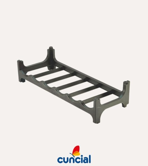 Botellero Apilable para 6 Botellas de Plástico Reciclado