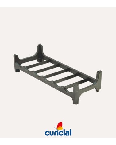 Botellero Apilable para 6 Botellas de Plástico Reciclado