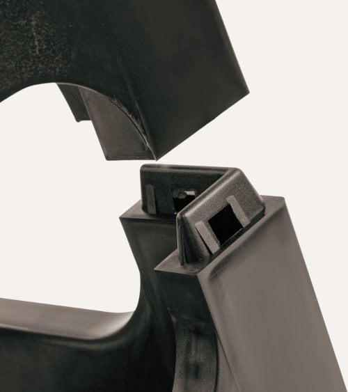 Botellero Apilable para 6 Botellas de Plástico Reciclado