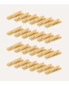 Set de 24 Pinzas Tradicional para Colgar Ropa de Madera