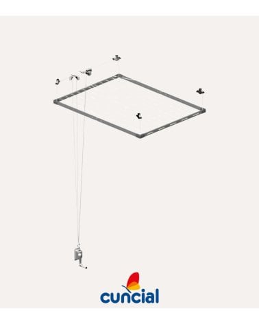 Tendedero de Techo Tezno con Manivela