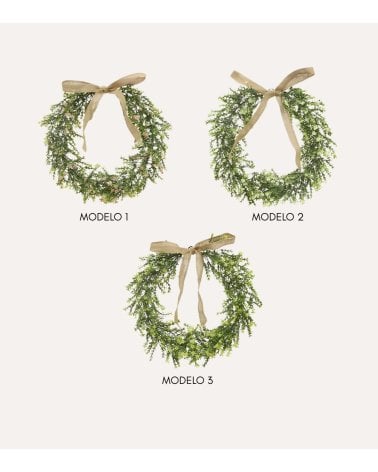 Corona Decorativa de Flores Myri