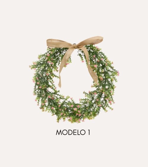 Corona Decorativa de Flores Myri