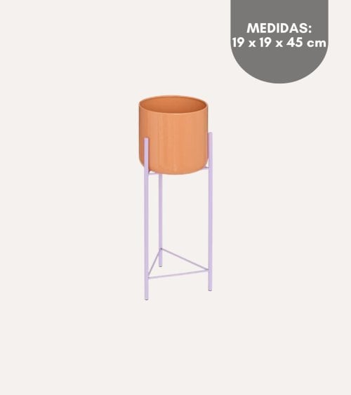 Maceta Cilíndrica Poolside de Metal