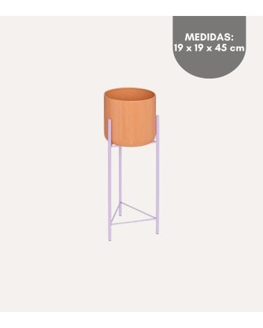 Maceta Cilíndrica Poolside de Metal
