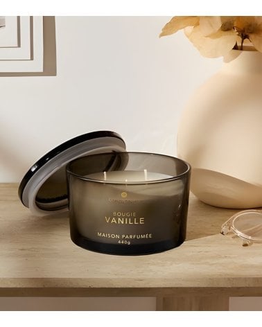 Vela Aromática Glowy de Parafina en Recipiente de Vidrio