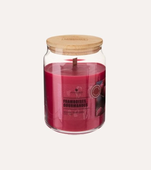 Vela Aromática Vicky de Parafina en Tarro de Cristal