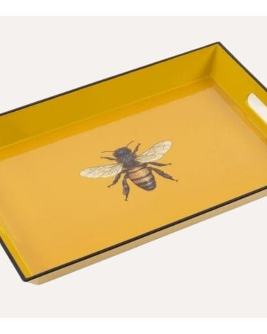 Bandeja Decorativa Abeja Royal con Asa de Plástico