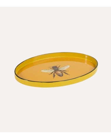 Bandeja Decorativa Oval Abeja Royal de Plástico