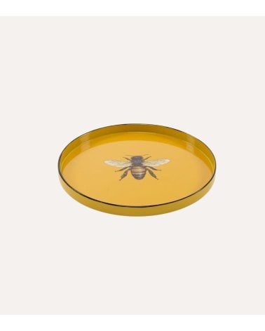 Bandeja Decorativa Redonda Abeja Royal de Plástico