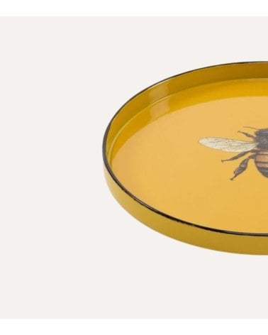 Bandeja Decorativa Redonda Abeja Royal de Plástico