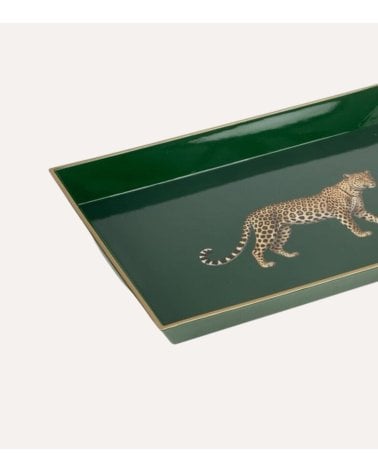 Bandeja Decorativa Guepardo con Asa de Plástico