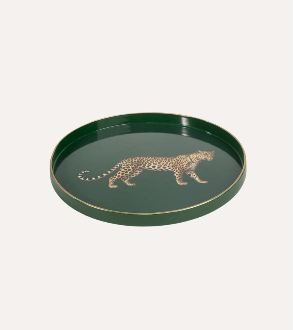 Bandeja Decorativa Redonda de Plástico