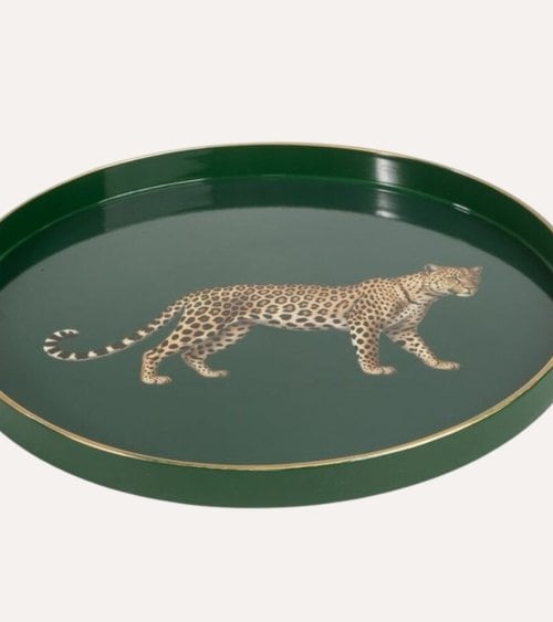 Bandeja Decorativa Redonda de Plástico