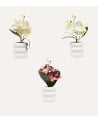 Orquídea Decorativa Mick con Maceta de Cemento