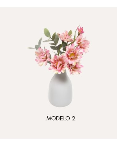 Flores Decorativas Bina en Maceta de Gres