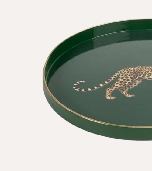 Bandeja Decorativa Redonda de Plástico