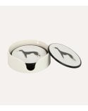 Set de 6 Posavasos Perro Galgo de Plástico