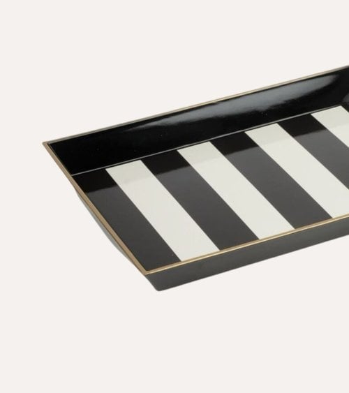 Bandeja Decorativa Rayas Excellence con Asa de Plástico