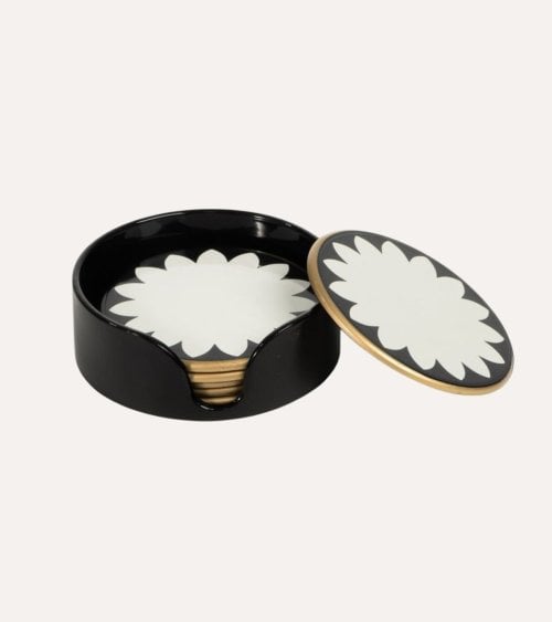 Set de 6 Posavasos Rayas Excellence de Plástico