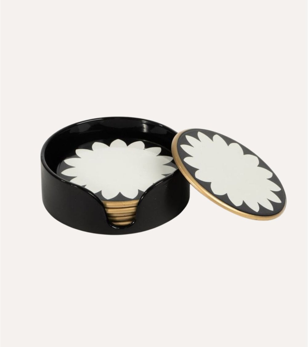 Set de 6 Posavasos Rayas Excellence de Plástico