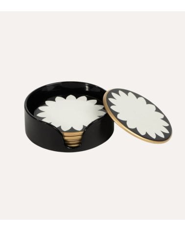 Set de 6 Posavasos Rayas Excellence de Plástico