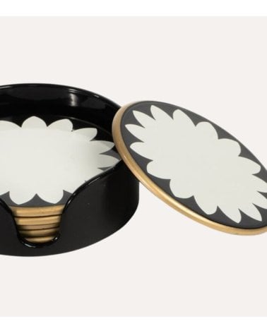 Set de 6 Posavasos Rayas Excellence de Plástico