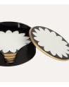 Set de 6 Posavasos Rayas Excellence de Plástico