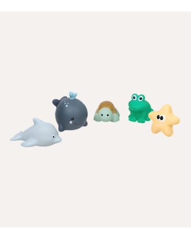 Set de 5 Juguetes de Baño Animales Marinos de PVC