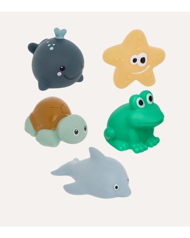 Set de 5 Juguetes de Baño Animales Marinos de PVC