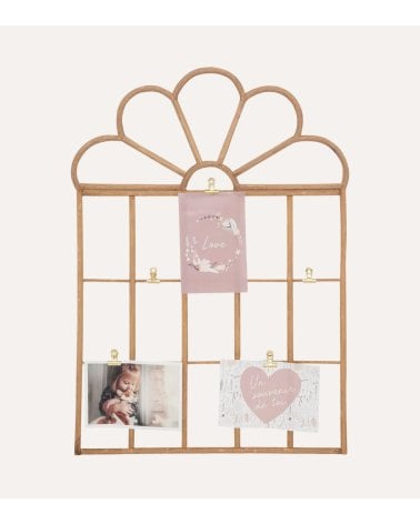 Decoracion de Pared para Fotos de Ratán