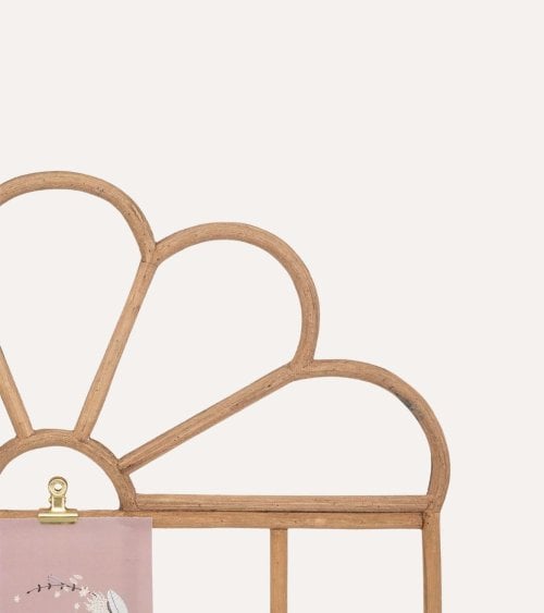 Decoracion de Pared para Fotos de Ratán