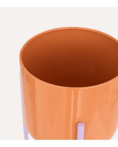 Maceta Cilíndrica Poolside de Metal