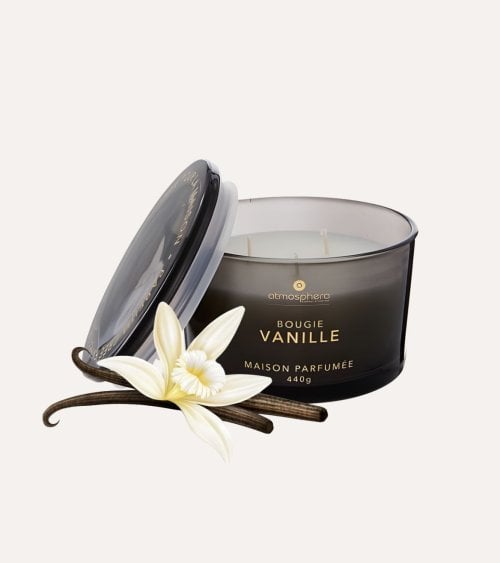 Vela Aromática Glowy de Parafina en Recipiente de Vidrio