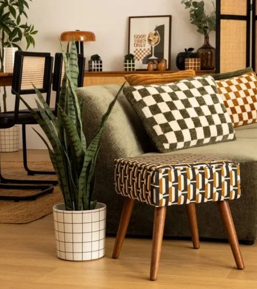 Taburete Chiara Estilo Vintage de Madera