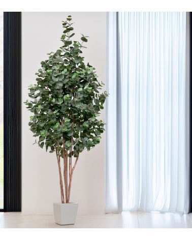 Árbol Decorativo Eucalipto con Tronco Natural