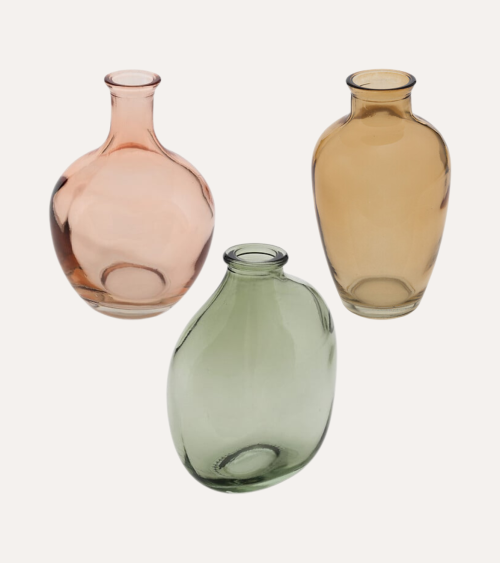 Jarrón Scot de Vidrio Tintado